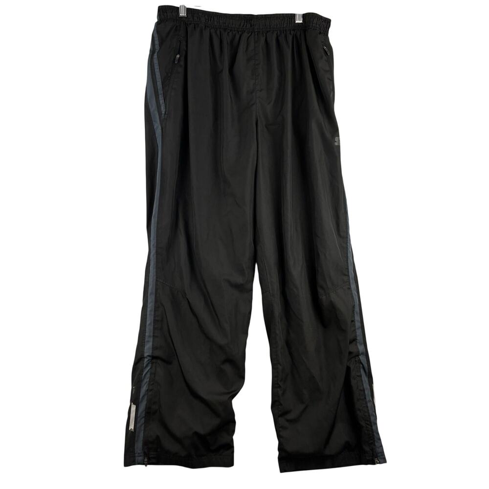 Vintage Y2K Starter Windbreaker Track Pants Men Large Stripe Zipper Ankle Active